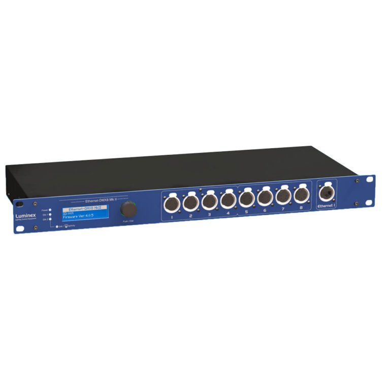 Luminex - Ethernet To DMX8 Node (MK II) - HireWL