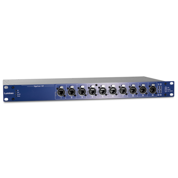 Luminex - GigaCore 14R Network Switch PoE & Fibre