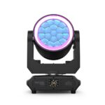 Chauvet Professional - Maverick Storm 2 BeamWash Front face displaying wide wash and eye candy effect